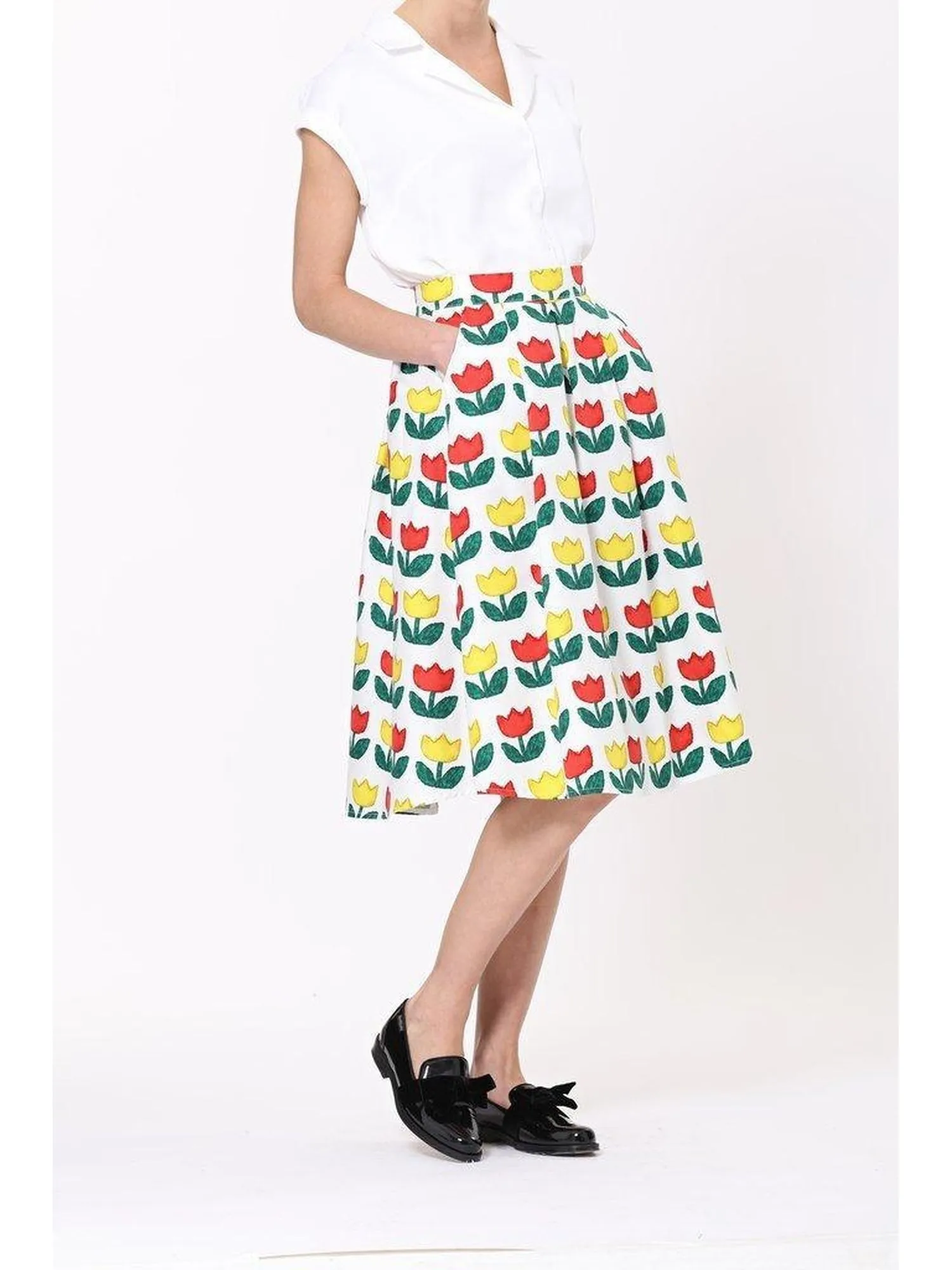 405Story - Emily Midi Skirt - Tulip