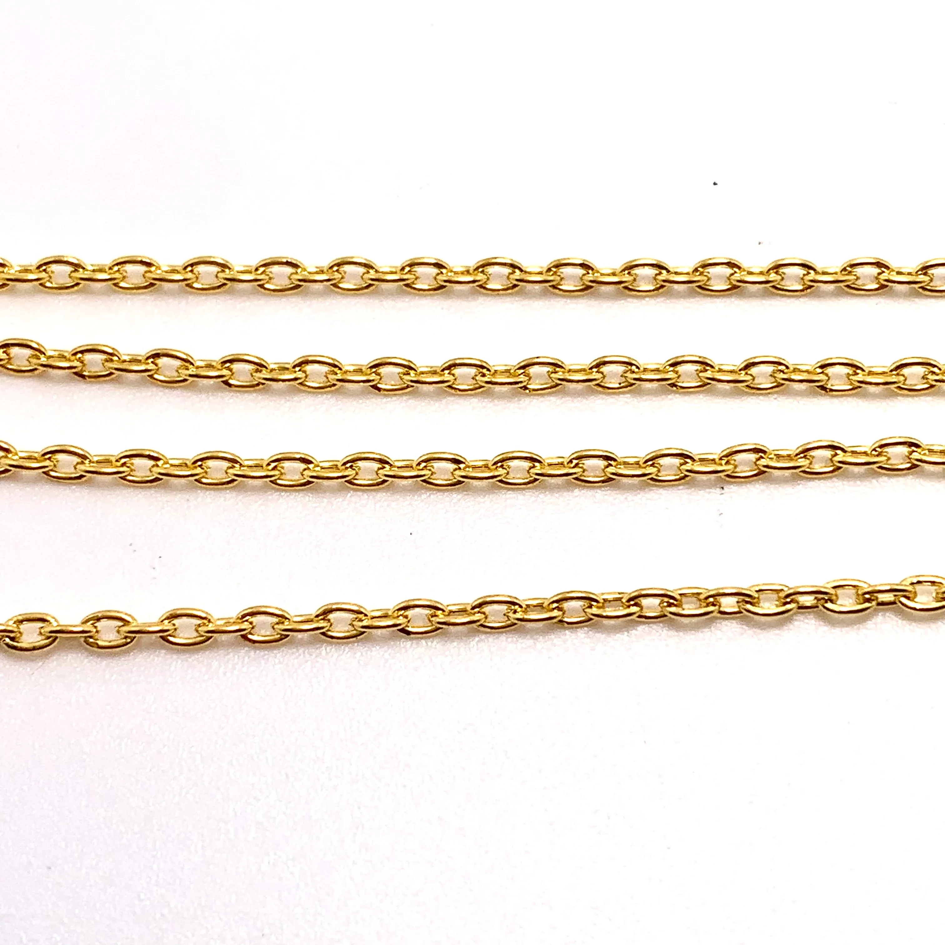 5mm Gold Plated Oval Chain