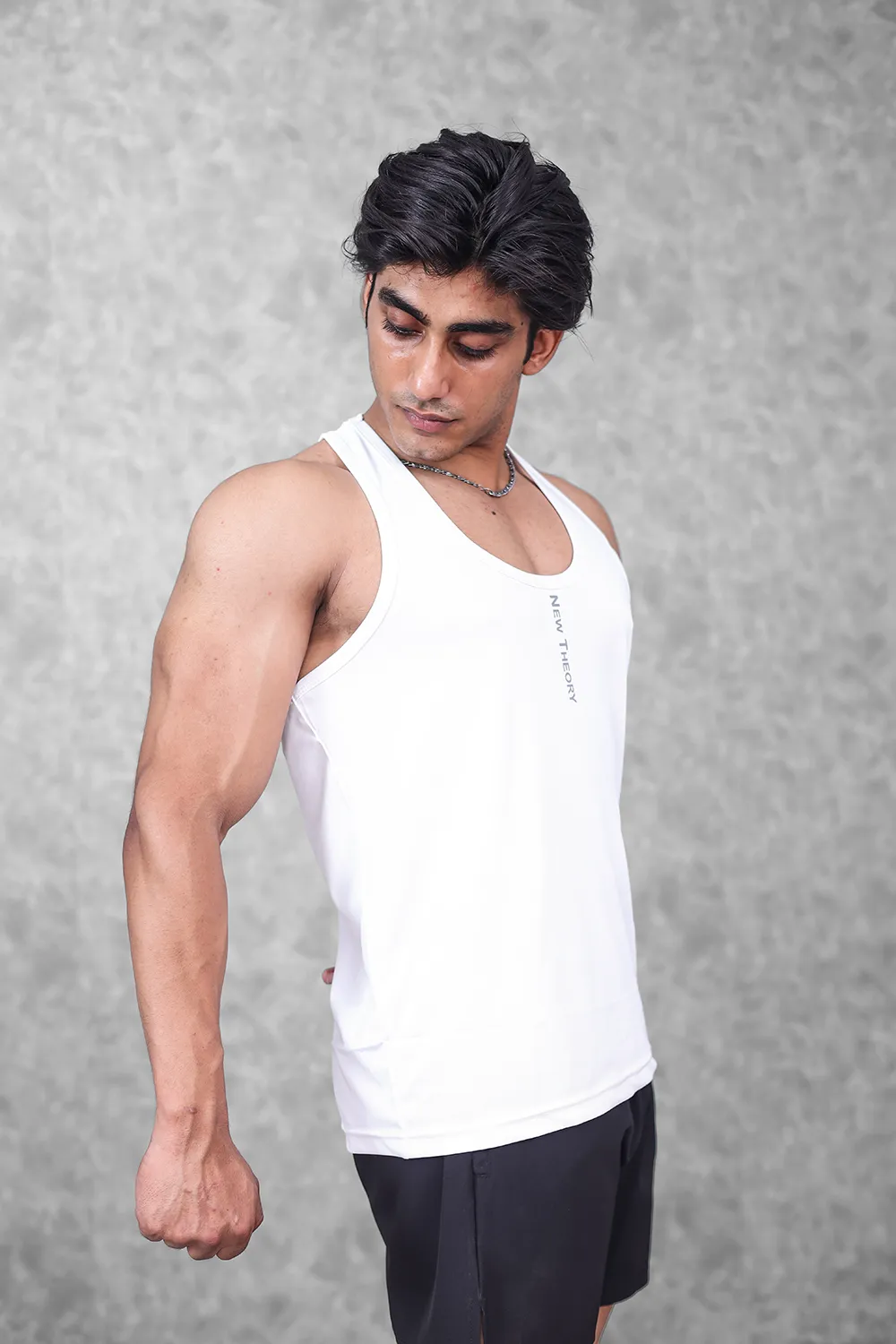 Basic Dry Fit Vest- White