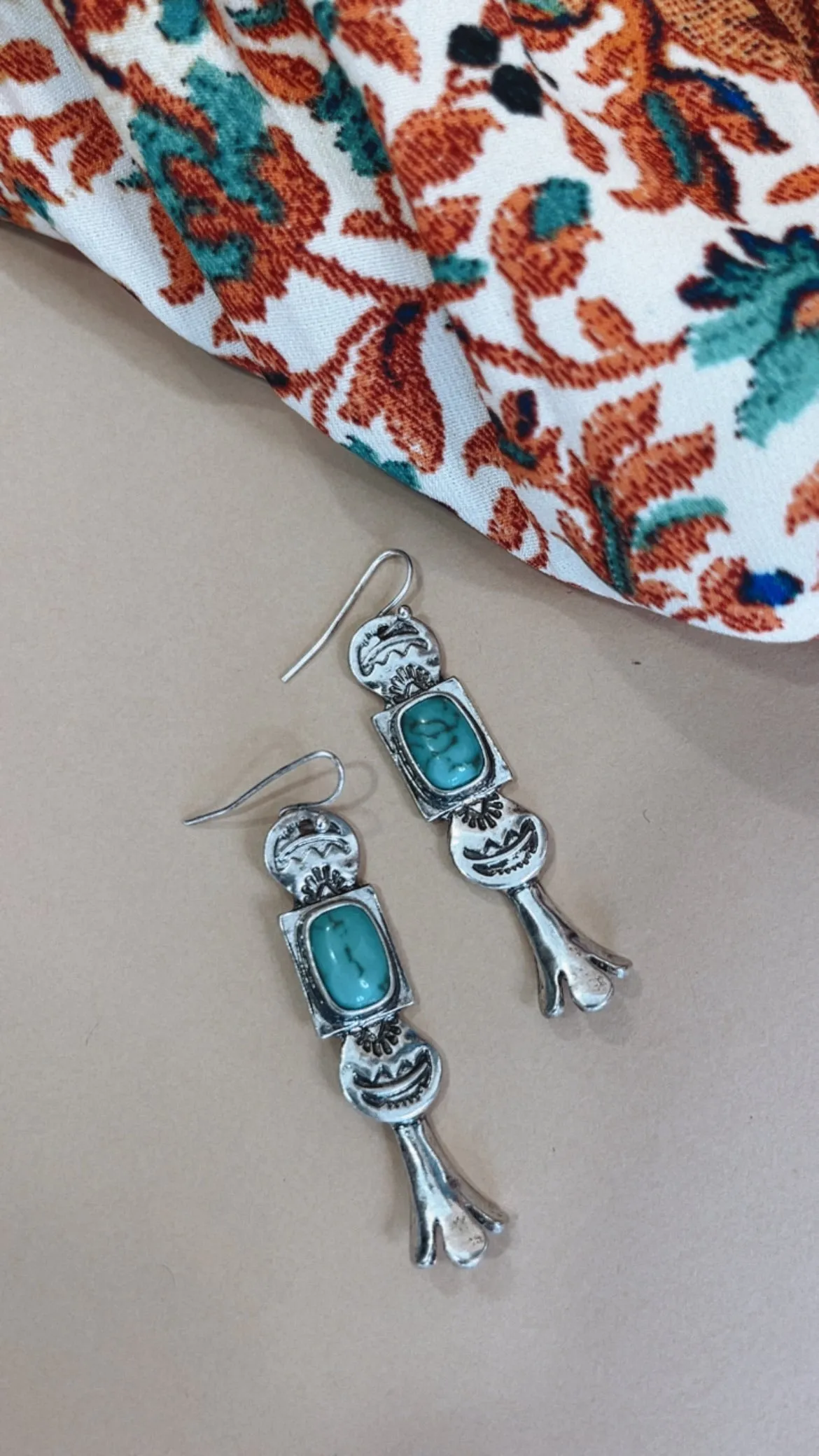 Bella Blossom Turquoise Earrings