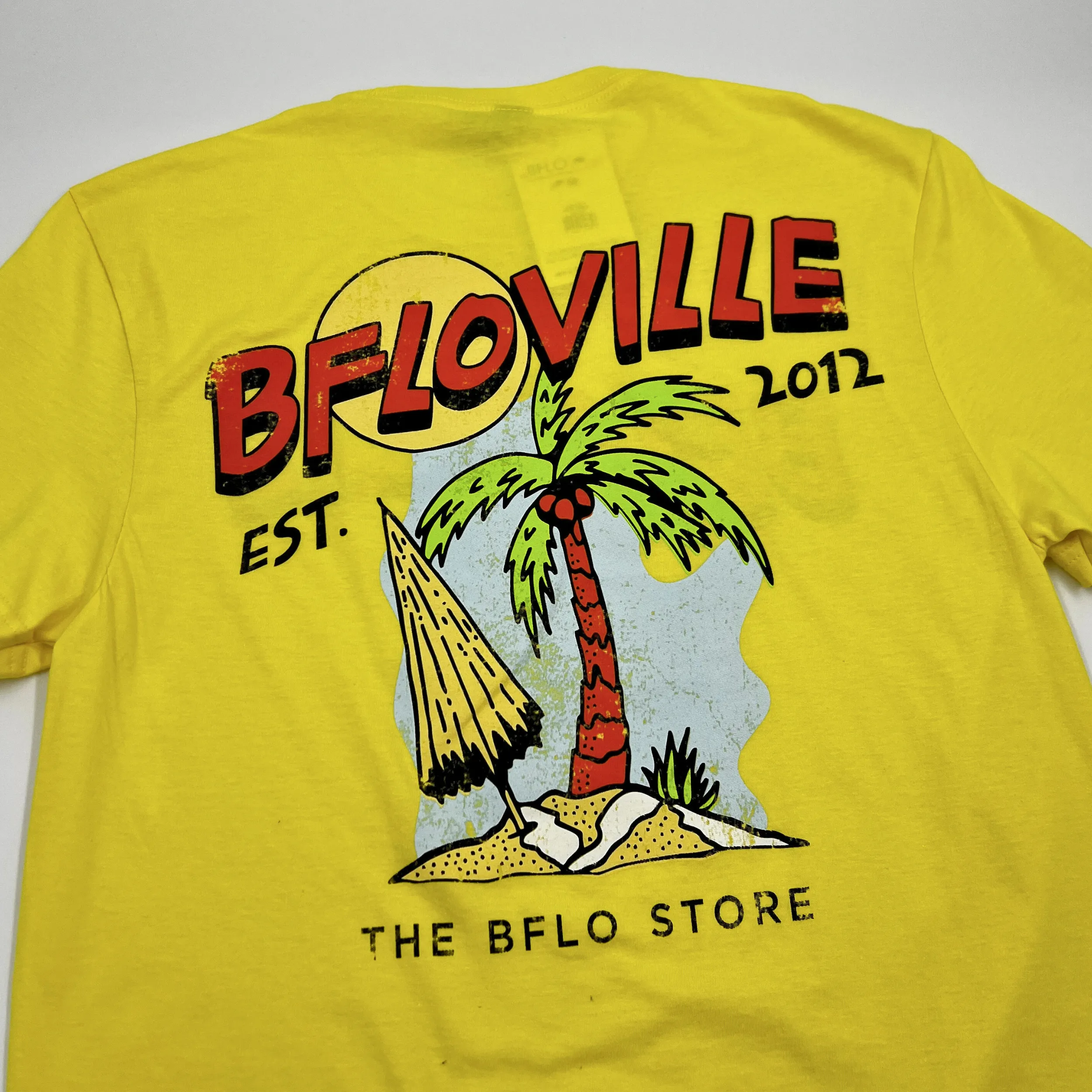 BFLOVILLE Lemon Yellow Short Sleeve Shirt