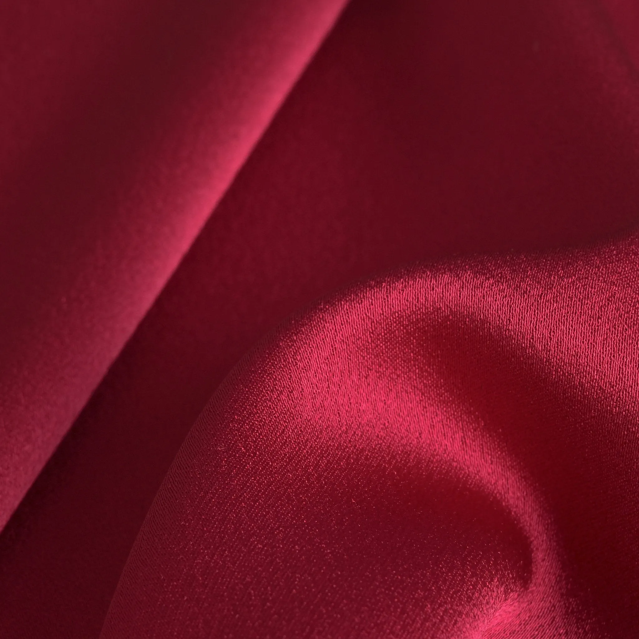 Cherry Satin Backed Crepe Fabric 96891