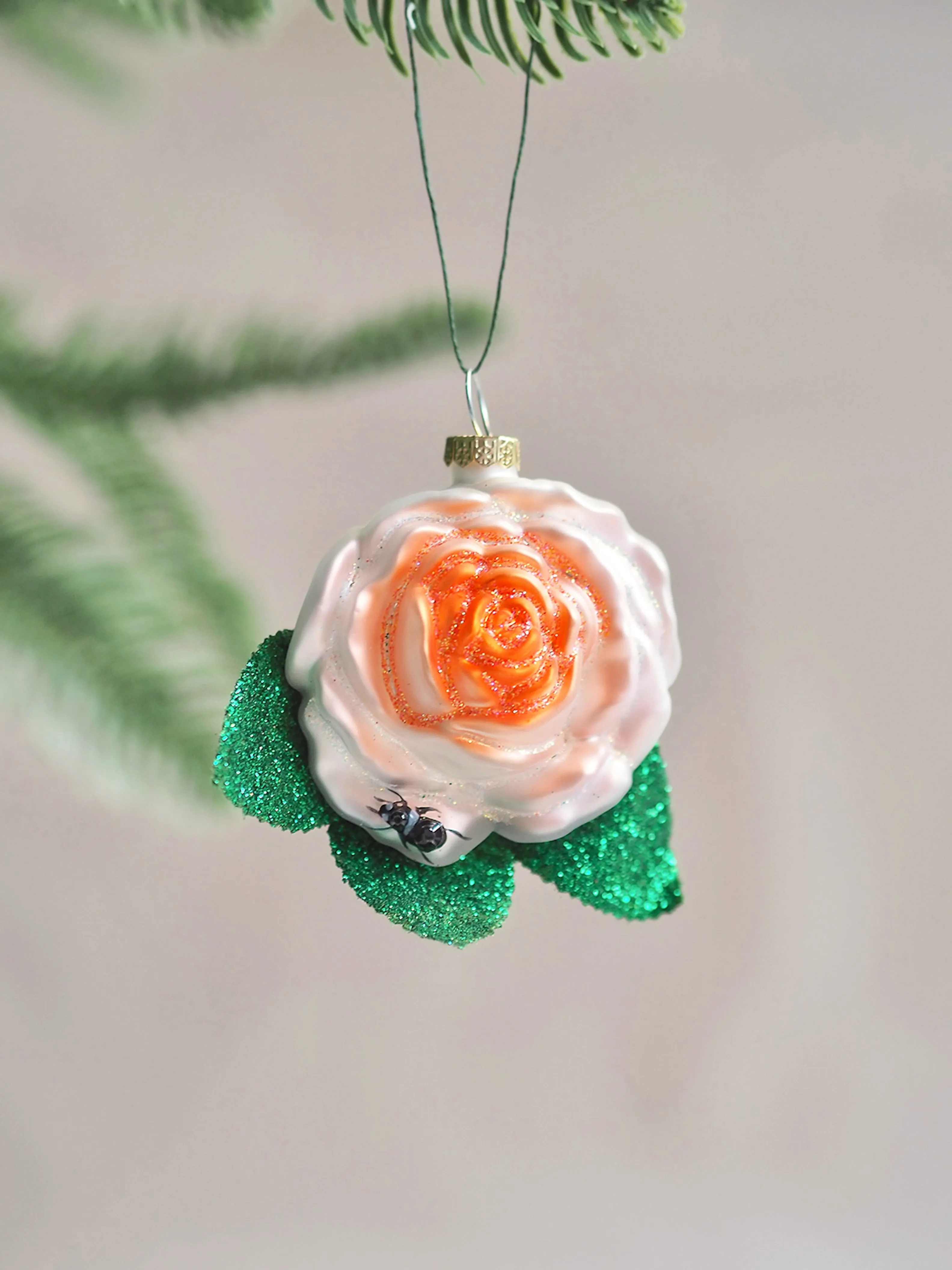 Cottage Rose Ornament