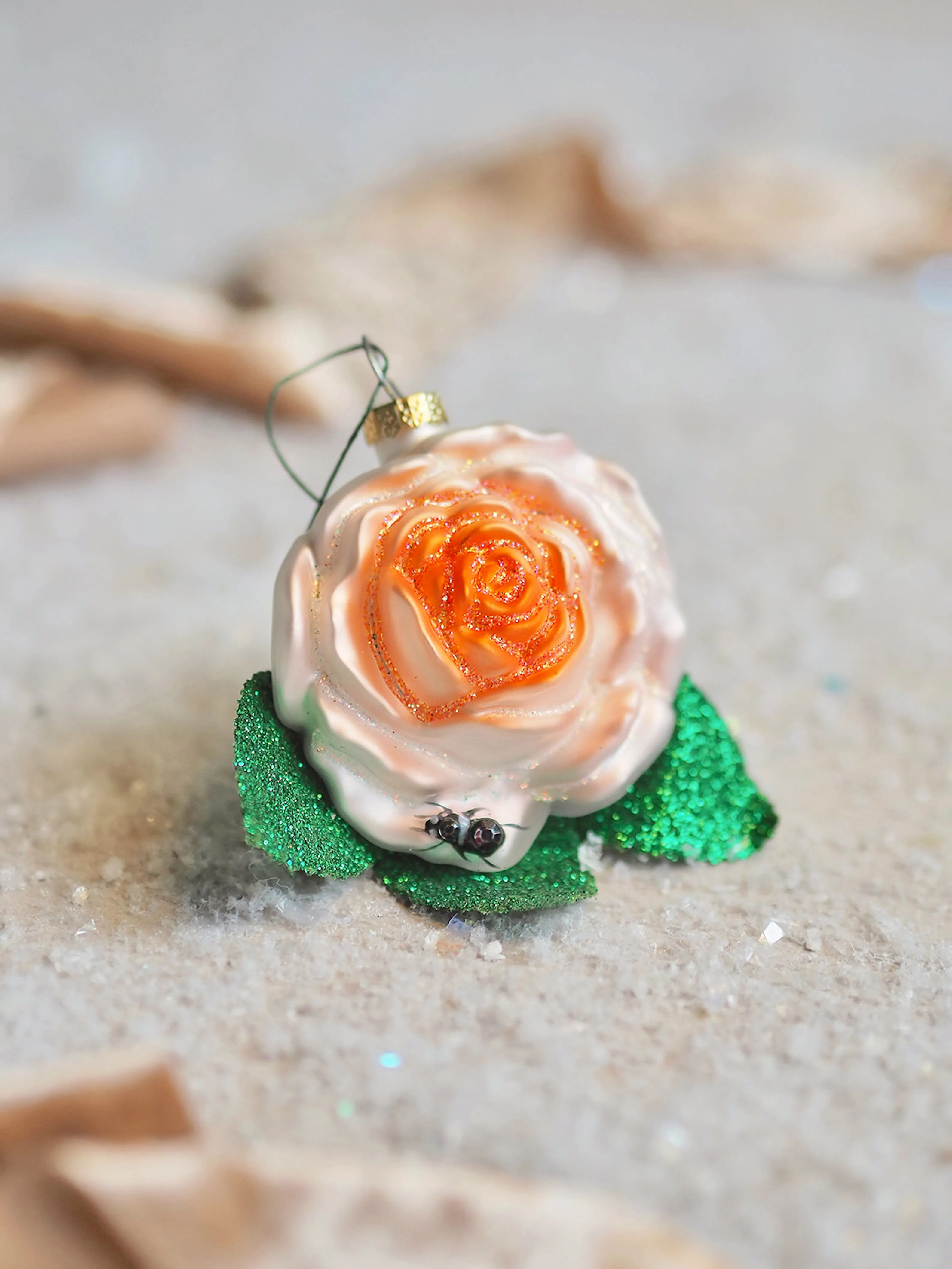 Cottage Rose Ornament