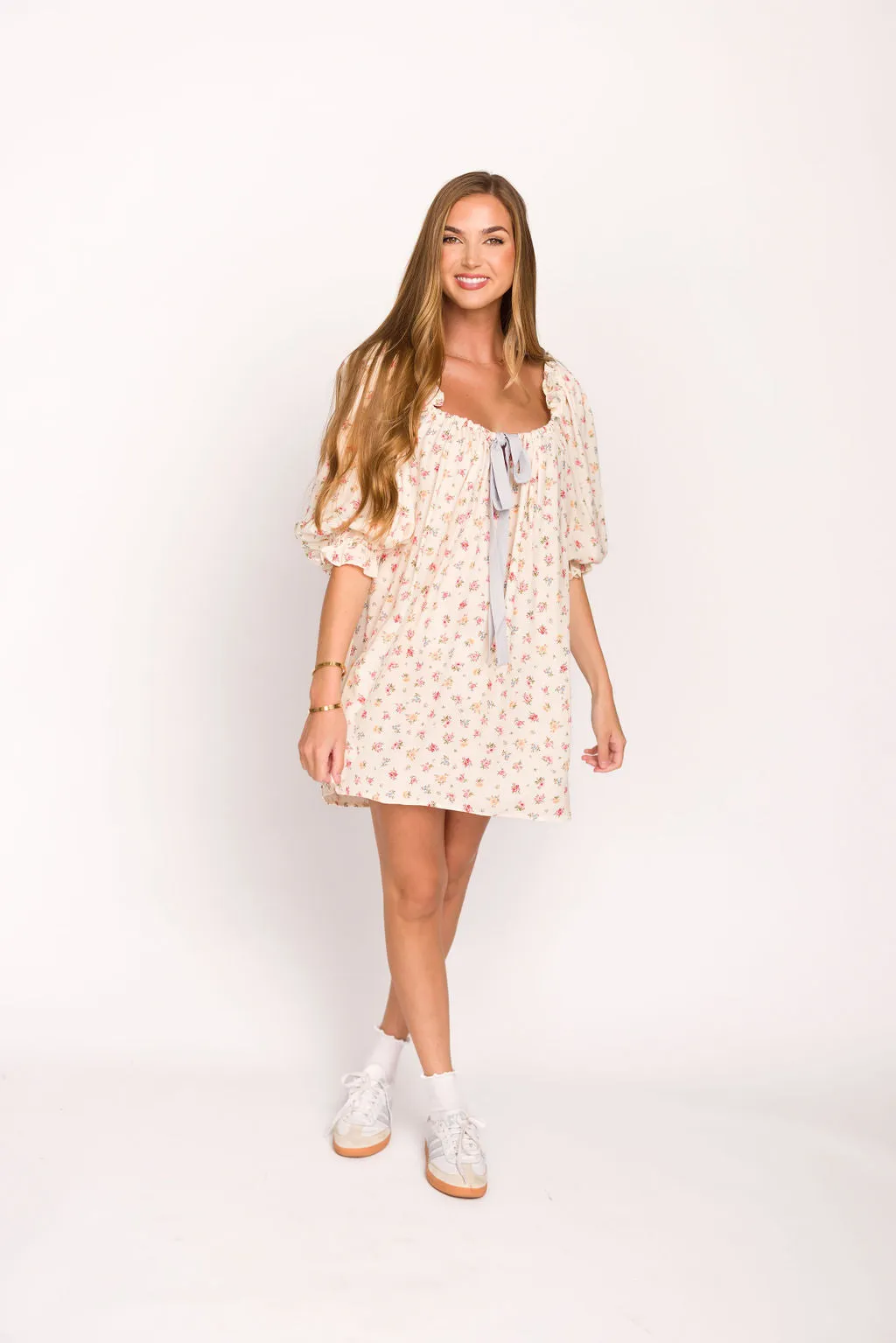 Darling Mini Dress in Country Bloom