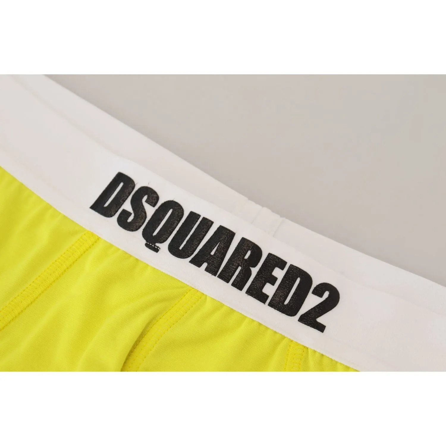 Dsquared² Chic Yellow Modal Stretch Men's Briefs