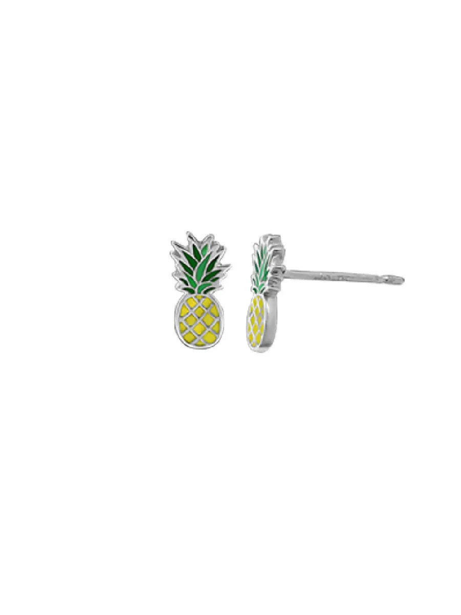 Enamel Pineapple Posts by boma