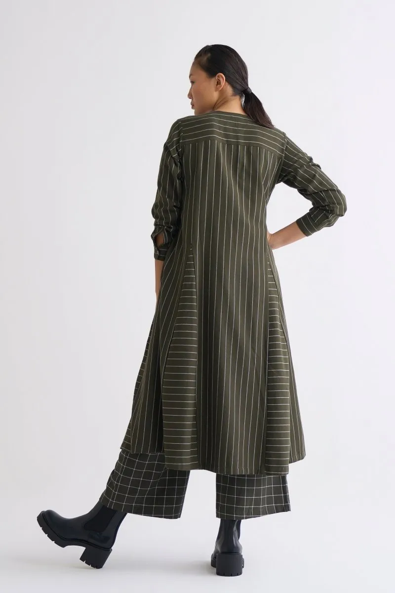 Gusset Dress Co-ord - Olive