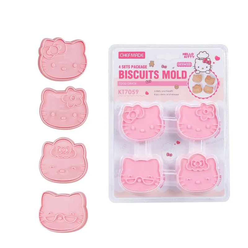 Hello Kitty Biscuit Mould & Stamp Set