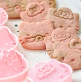 Hello Kitty Biscuit Mould & Stamp Set