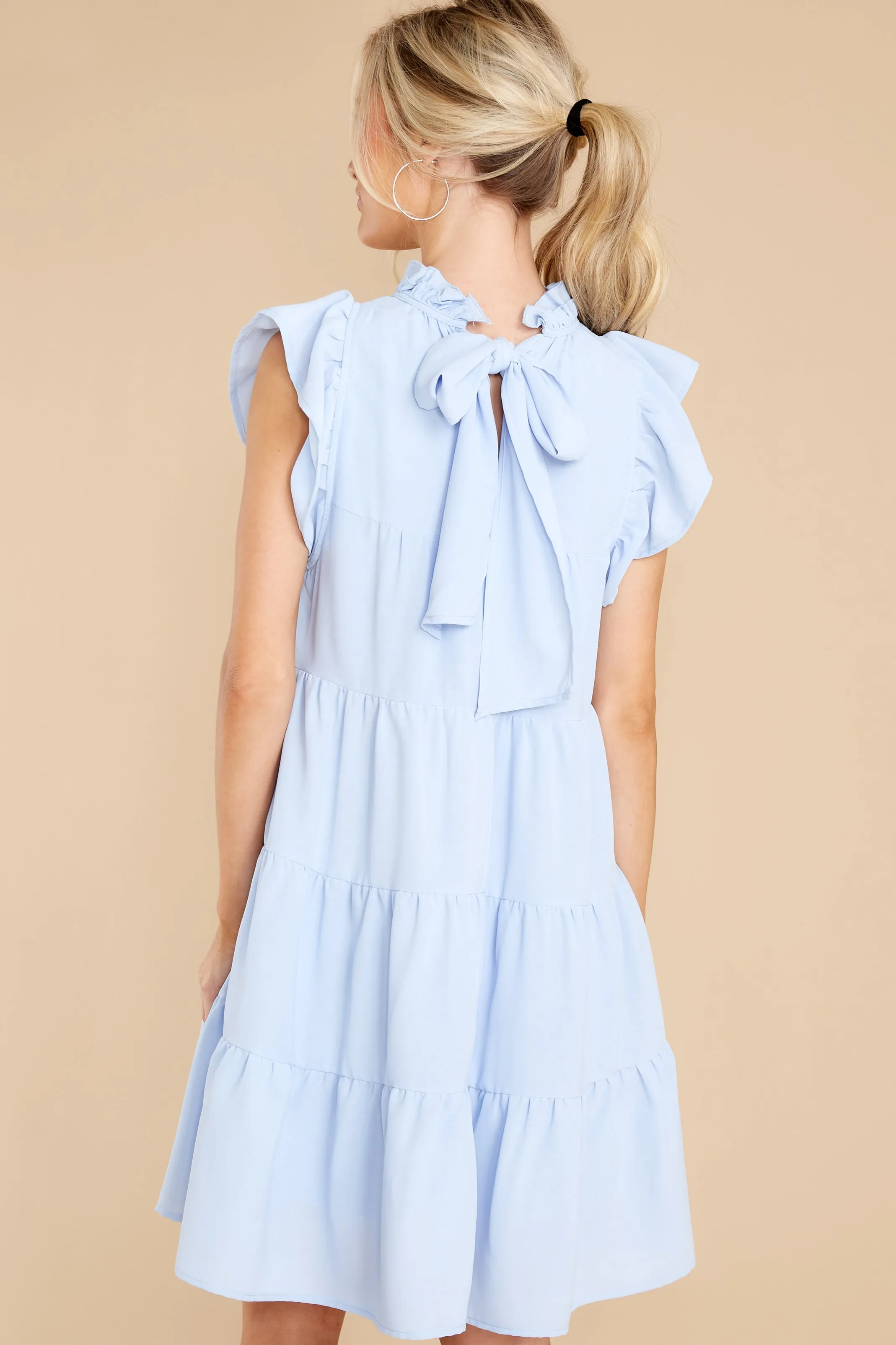 In A Heartbeat Light Blue Dress