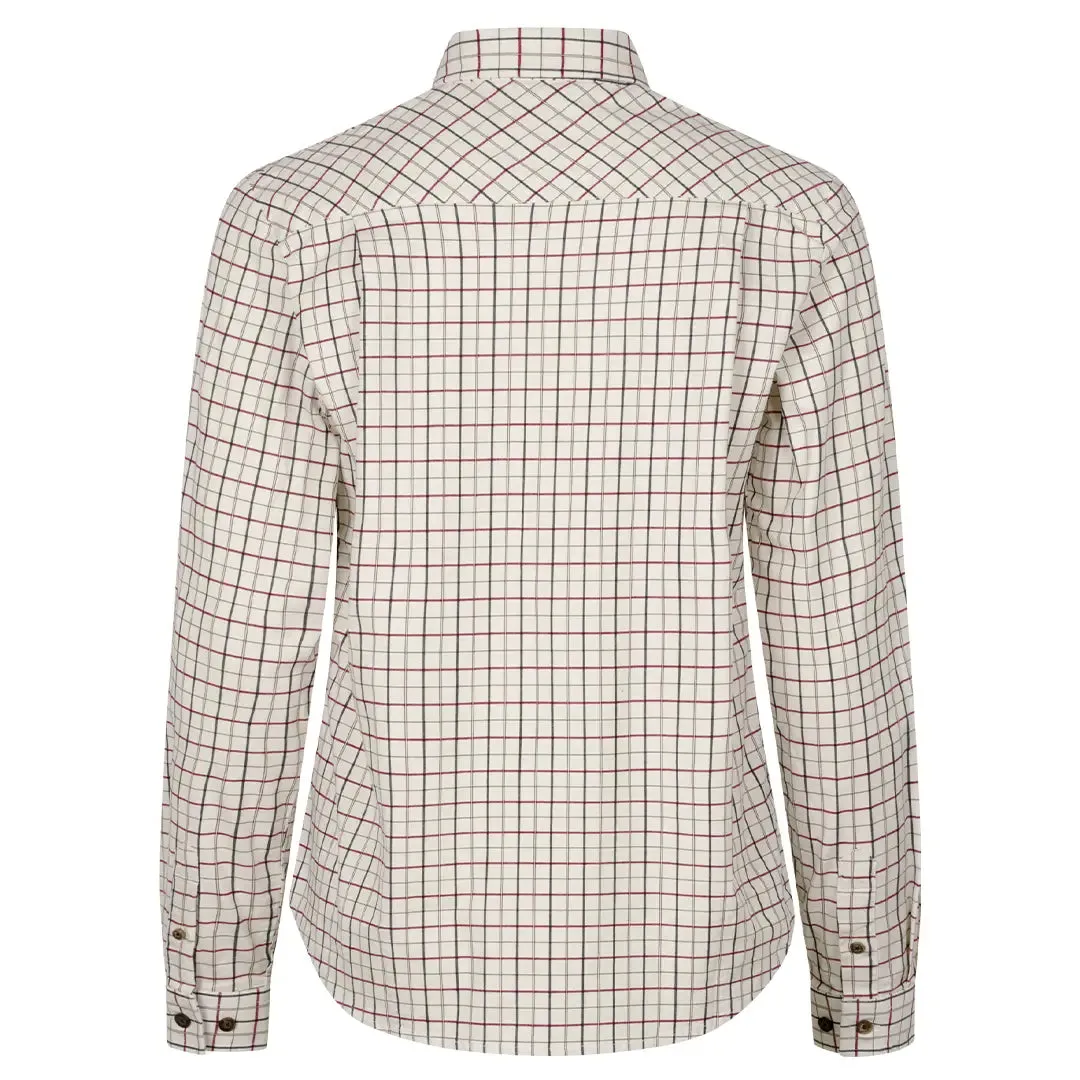 Kerry Shooting Shirt - Cabernet/Blue Check by Seeland