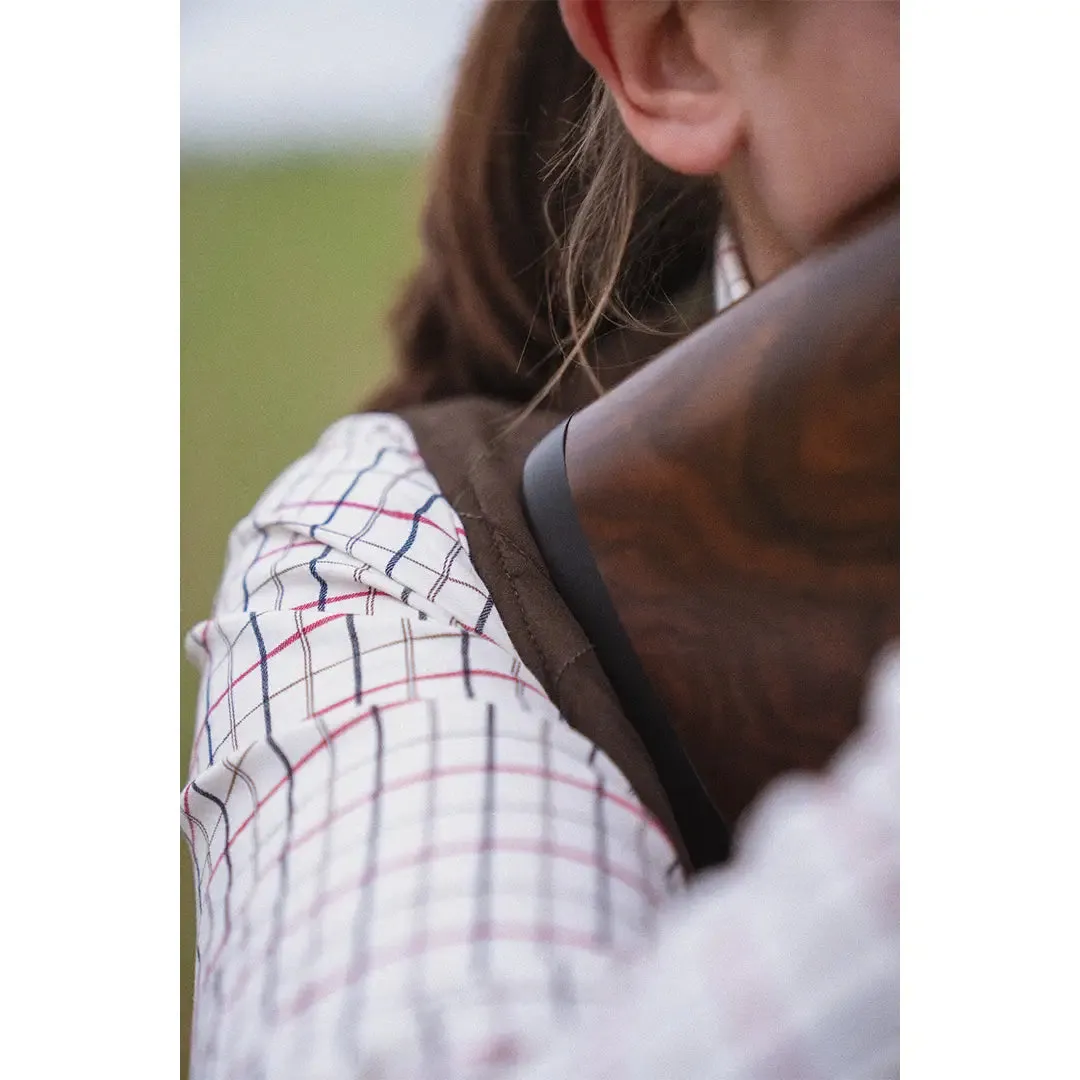 Kerry Shooting Shirt - Cabernet/Blue Check by Seeland