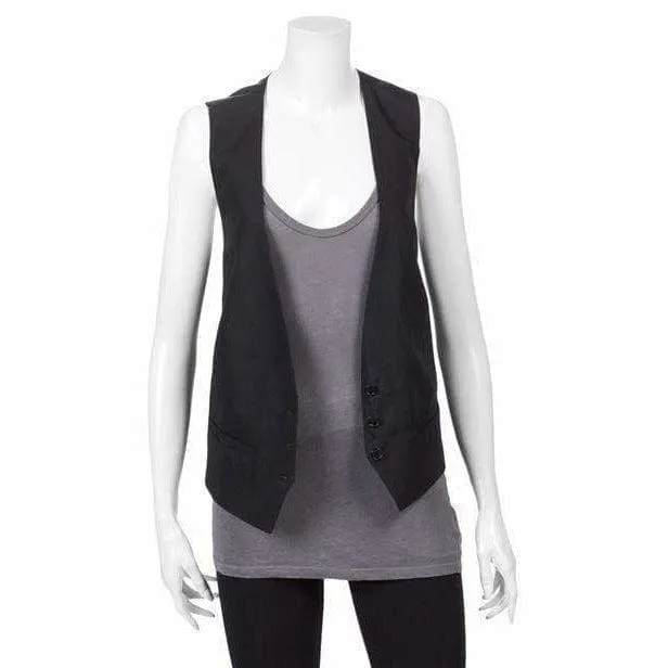 Kris Van Assche Waistcoat With Back Knot