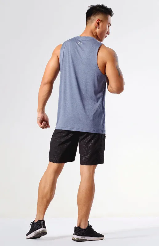 Men's casual loose sleeveless round neck vest