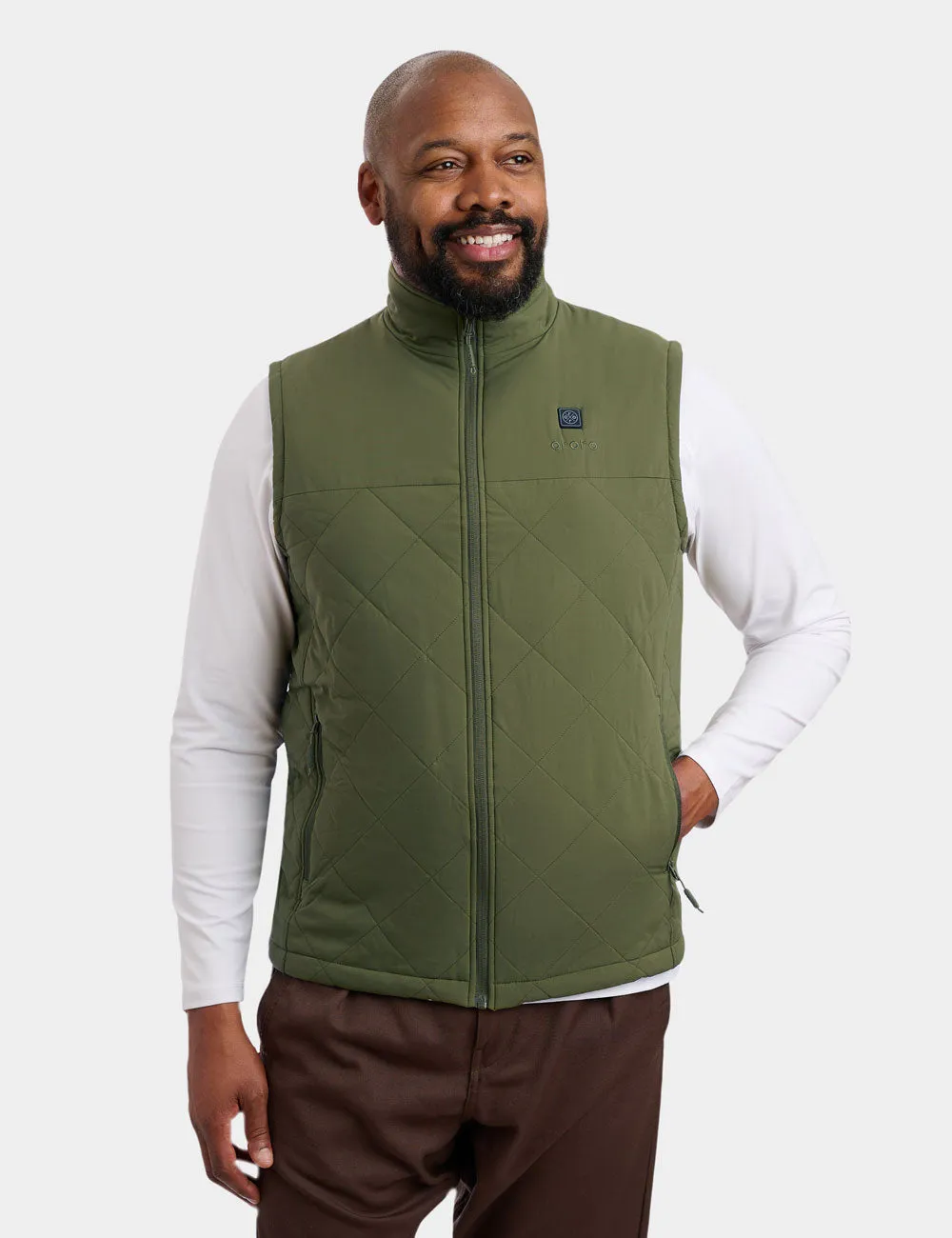 Men's Heated Quilted Vest - New Colors