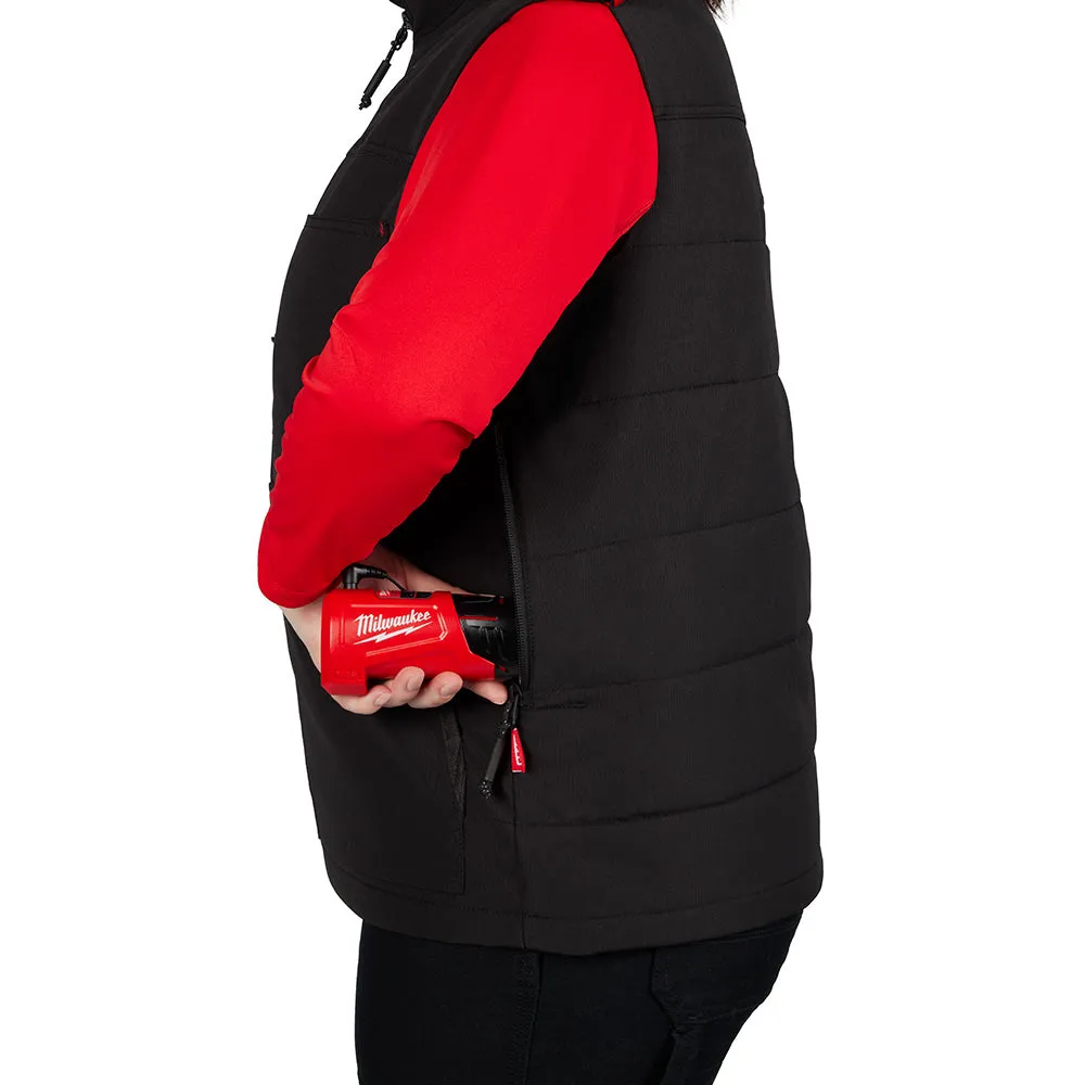 Milwaukee 334B-20 M12 Women's Heated AXIS Vest Black (Vest Only)