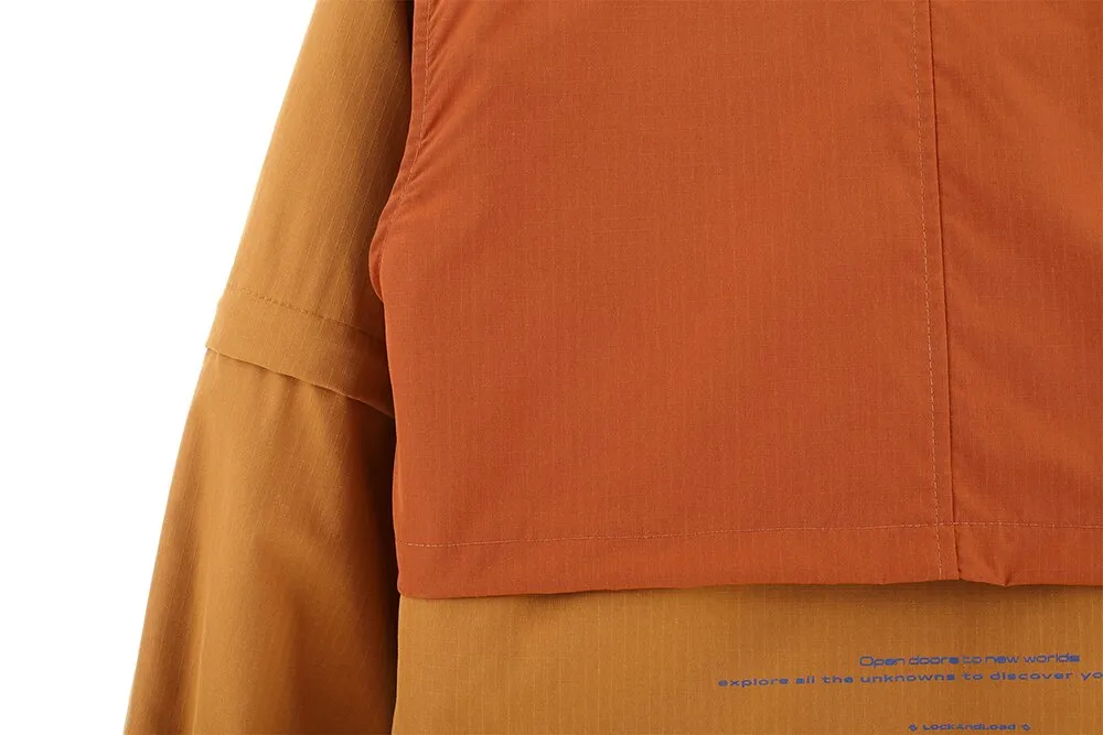 Multi Pocket MA1 Shirt with Attachable Sleeves