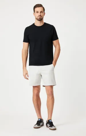 NATE SHORTS IN OYSTER MUSHROOM TWILL