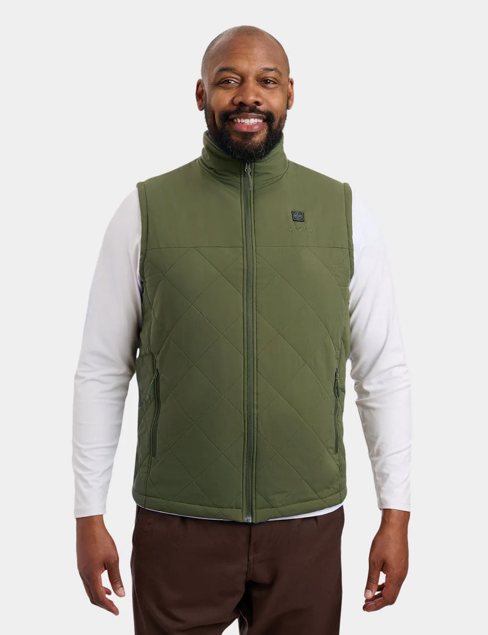 (Open-box) Men's Heated Quilted Vest - New Colors (Battery Set Not Included)