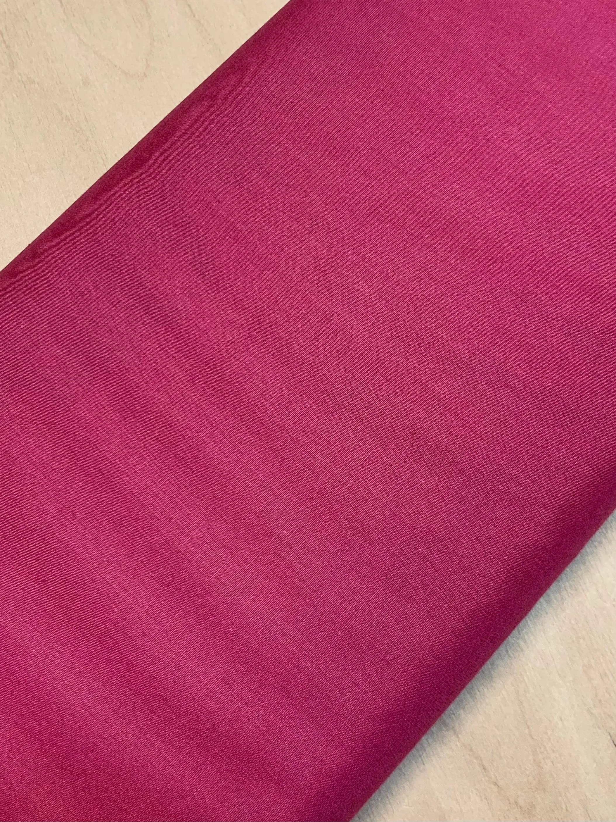 Organic Cotton Poplin Fabric - Solid Colours