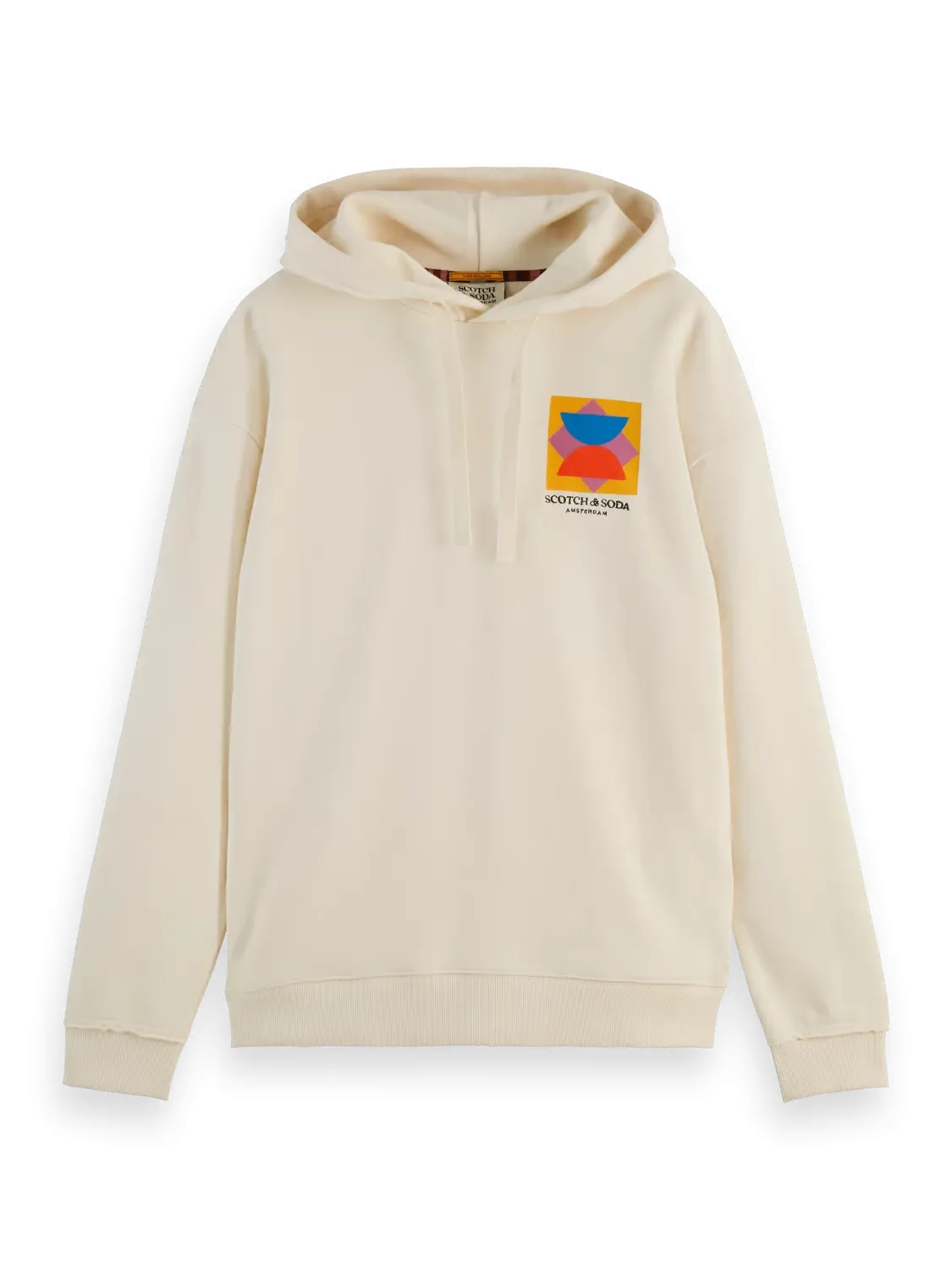 Patchwork Applique Artwork Hoodie (Ivory) - SS178765WI24101