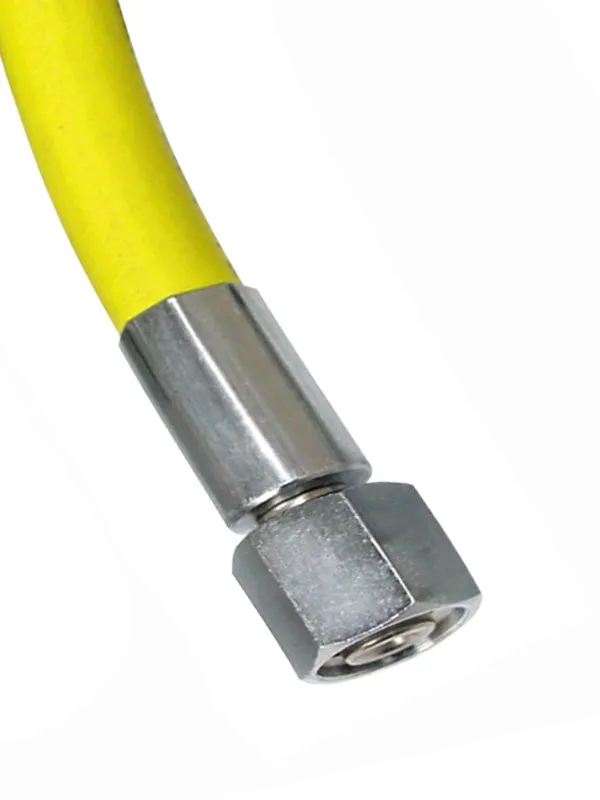 Rubber Yellow Regulator Low Pressure (LP) Hose