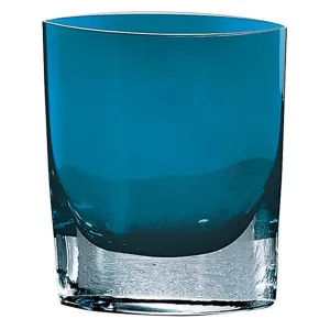 Samantha Peacock Blue Crystal Vase | Crystal Collection