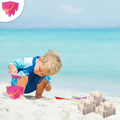 Sand Castle Building Kit, Beach Toys, Beach Bucket, Sand Castle Molds For Kids, Gift Toy