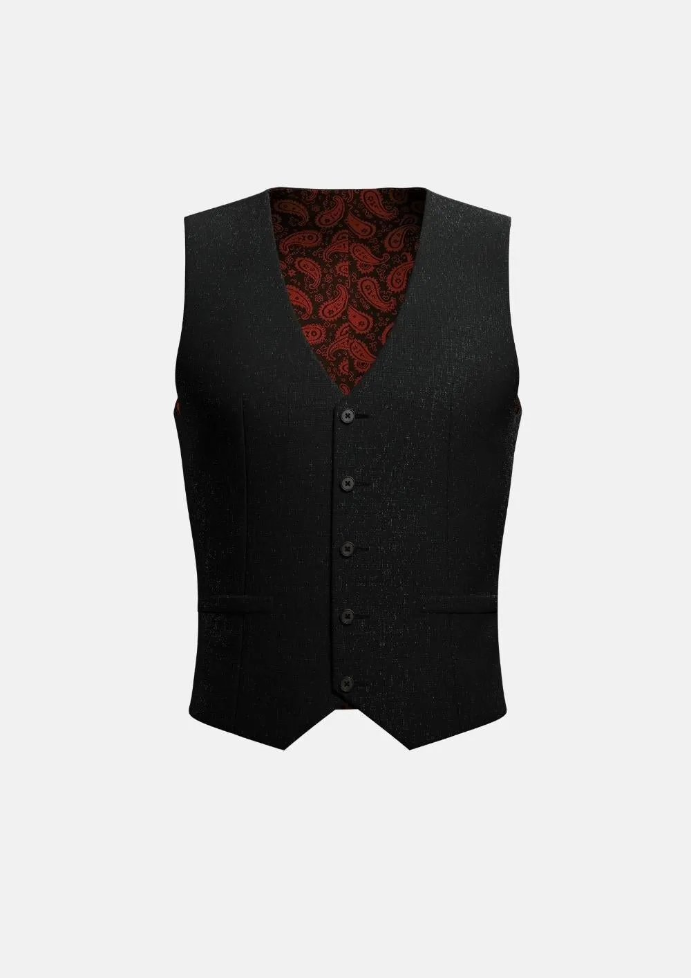 Shimmer Black Vest