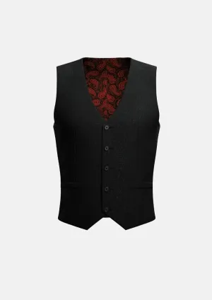 Shimmer Black Vest