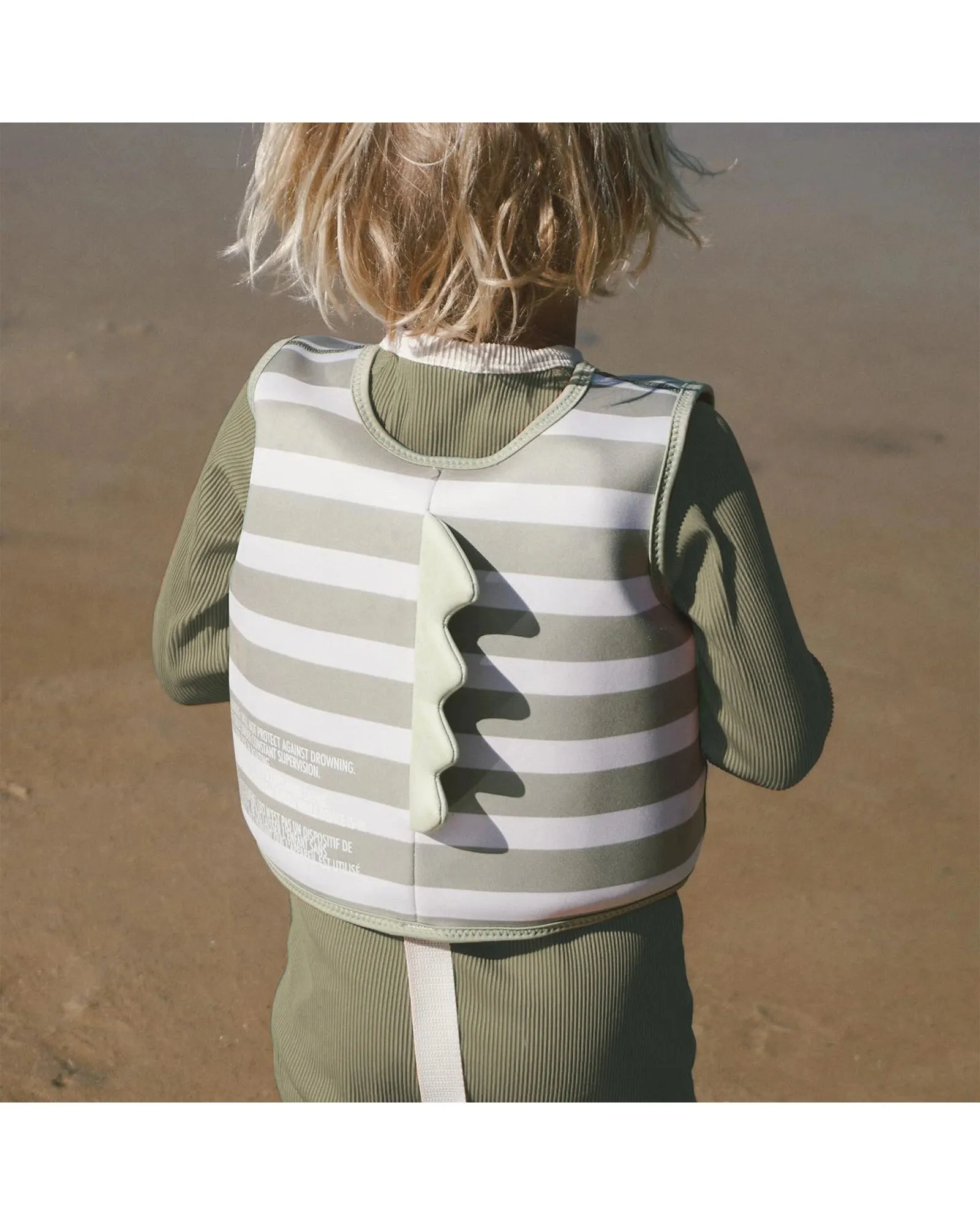 Sunnylife Kids Swim Vest Into the Wild Khaki