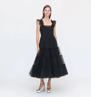 The Tulle Ellie Nap Dress - Black Tulle