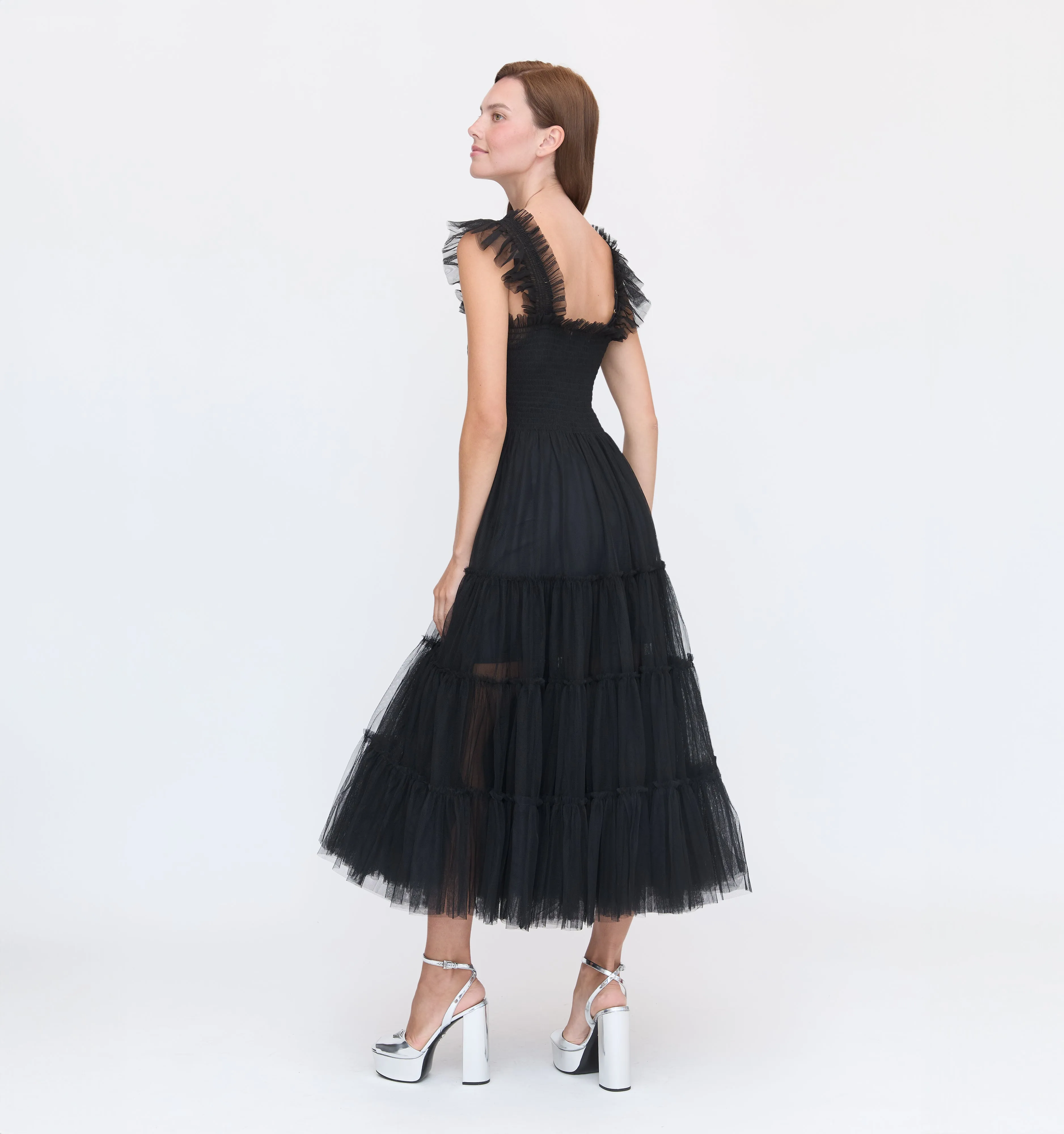 The Tulle Ellie Nap Dress - Black Tulle