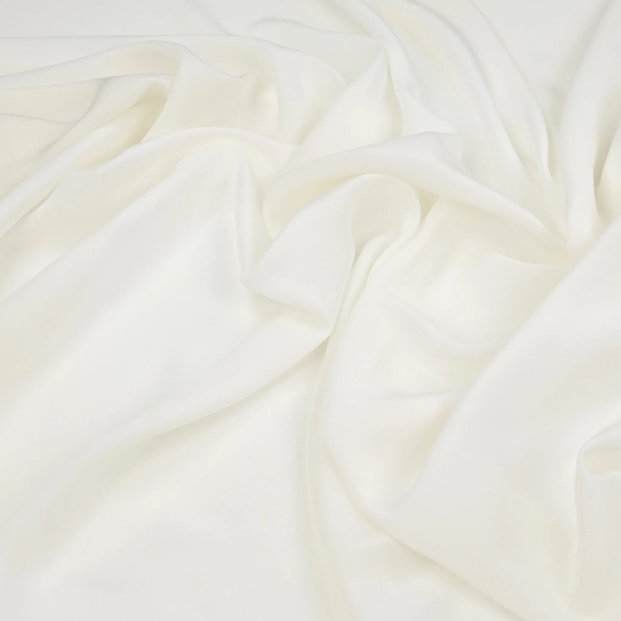 White Chiffon Silk Fabric 98865