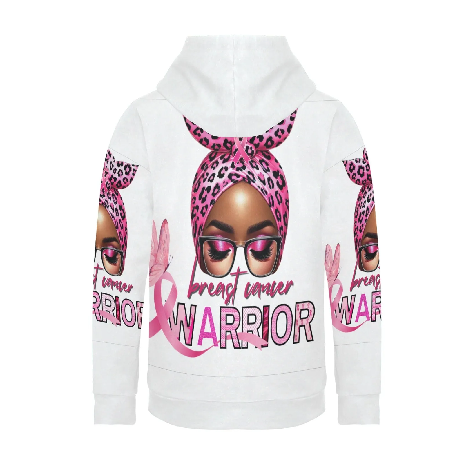 Women's Breast Cancer Awareness  Fleece Hoodie