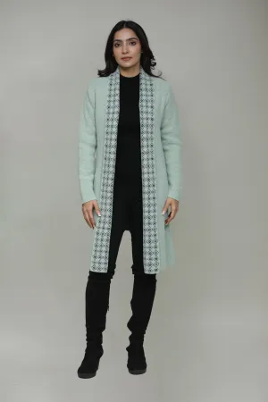 Woolen Open Front Long Designer Shrug